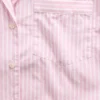 Oversized cropped pyjamashirt van popeline