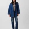 Oversized denim autojas