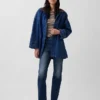 Oversized denim autojas