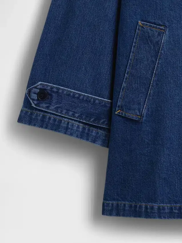 Oversized denim autojas
