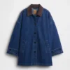 Oversized denim autojas