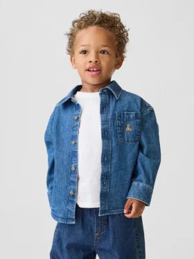 Oversized denimoverhemd voor Baby & Peuter