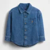Oversized denimoverhemd voor Baby & Peuter