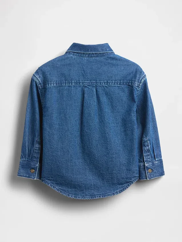 Oversized denimoverhemd voor Baby & Peuter