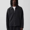 Oversized fleecejas met rits voor volwassenen
