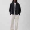 Oversized fleecejas met rits voor volwassenen