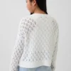 Oversized gehaakte trui met ronde hals voor kinderen