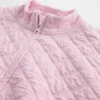 Oversized gewatteerd kinderjack met rits