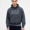 Oversized hoodie met logo voor volwassenen