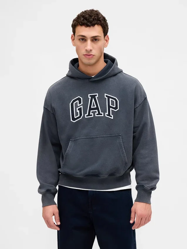 Oversized hoodie met logo voor volwassenen