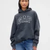 Oversized hoodie met logo voor volwassenen