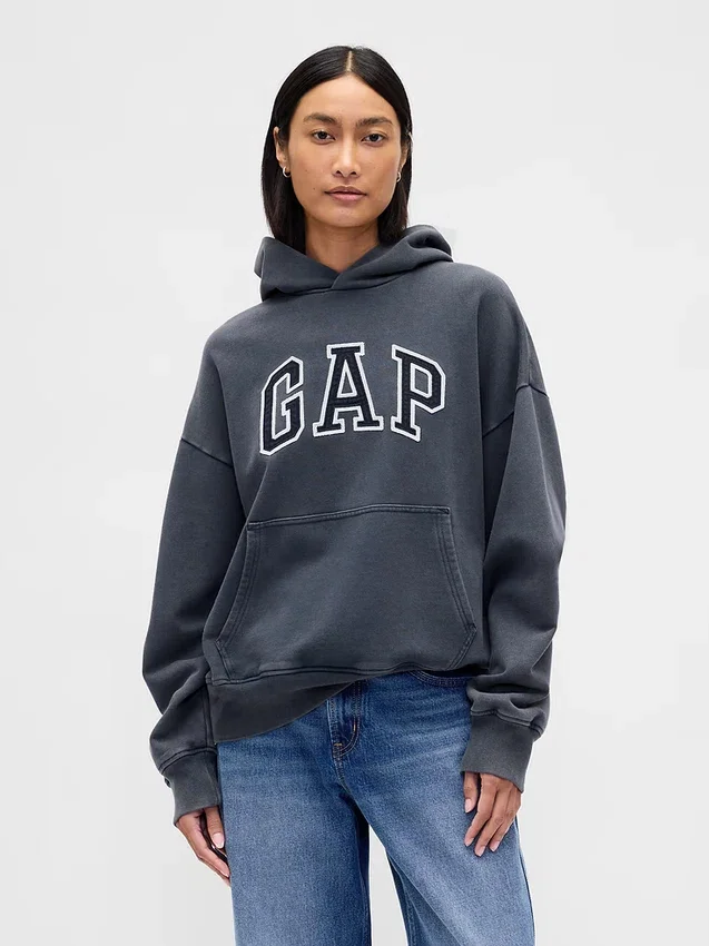 Oversized hoodie met logo voor volwassenen