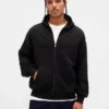 Oversized hoodie met rits voor volwassenen