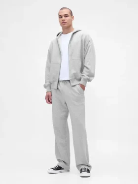 Oversized hoodie met rits voor volwassenen