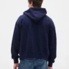 Oversized hoodie met rits voor volwassenen
