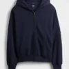 Oversized hoodie met rits voor volwassenen