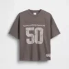Oversized jersey T-shirt met print voor kinderen