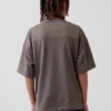 Oversized jersey T-shirt met print voor kinderen
