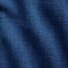 Oversized kraagloos overhemd van katoenen gaasdenim