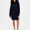 Oversized mini-trui-jurk met col