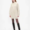Oversized mini-trui-jurk met col