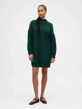 Oversized mini-trui-jurk met col