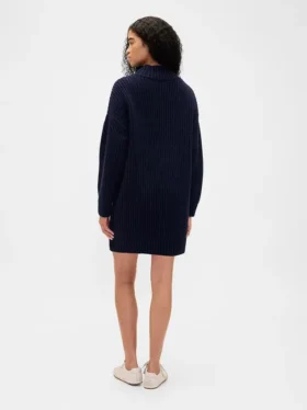 Oversized mini-trui-jurk met col