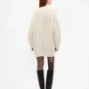 Oversized mini-trui-jurk met col