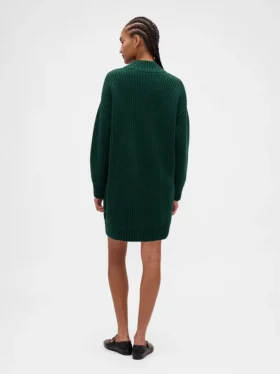 Oversized mini-trui-jurk met col