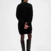 Oversized mini-trui-jurk met col