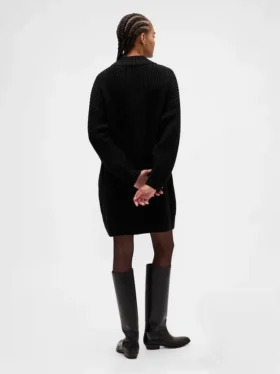 Oversized mini-trui-jurk met col