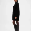 Oversized mini-trui-jurk met col