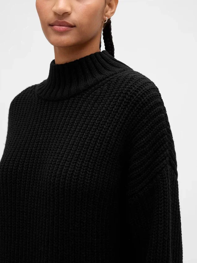 Oversized mini-trui-jurk met col