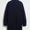 Oversized mini-trui-jurk met col