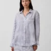 Oversized overhemd van 100% linnen