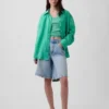 Oversized overhemd van 100% linnen