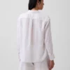 Oversized overhemd van 100% linnen
