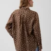 Oversized overhemd van 100% linnen