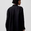 Oversized overhemd van 100% linnen