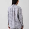Oversized overhemd van 100% linnen