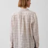 Oversized overhemd van 100% linnen
