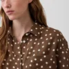 Oversized overhemd van 100% linnen