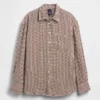 Oversized overhemd van 100% linnen