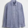 Oversized overhemd van 100% linnen