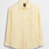 Oversized overhemd van 100% linnen