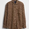 Oversized overhemd van 100% linnen