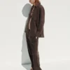 Oversized overhemd van 100% linnen