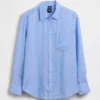 Oversized overhemd van 100% linnen