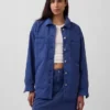 Oversized overhemdjas
