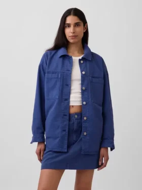 Oversized overhemdjas